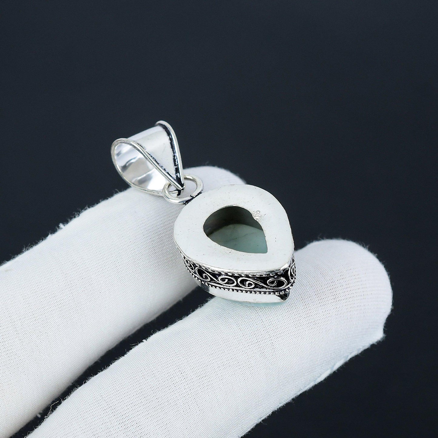 Green Amazonite Gemstone Pendant