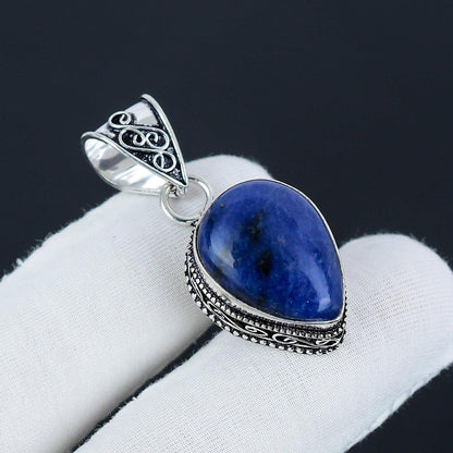 Blue Lapis Lazuli Gemstone Pendant