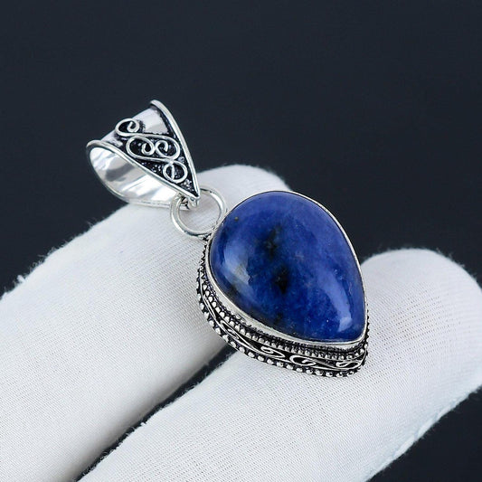 Blue Lapis Lazuli Gemstone Pendant