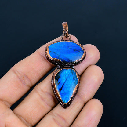 Blue Labradorite Gemstone Pendant