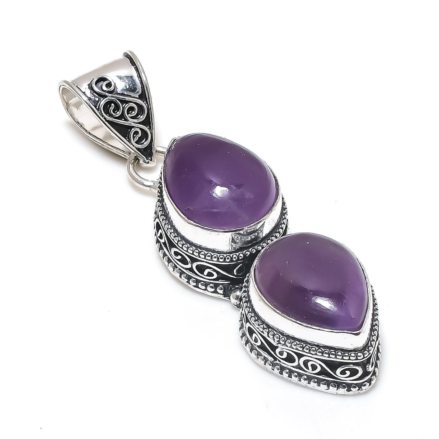 Purple Amethyst Gemstone Pendant