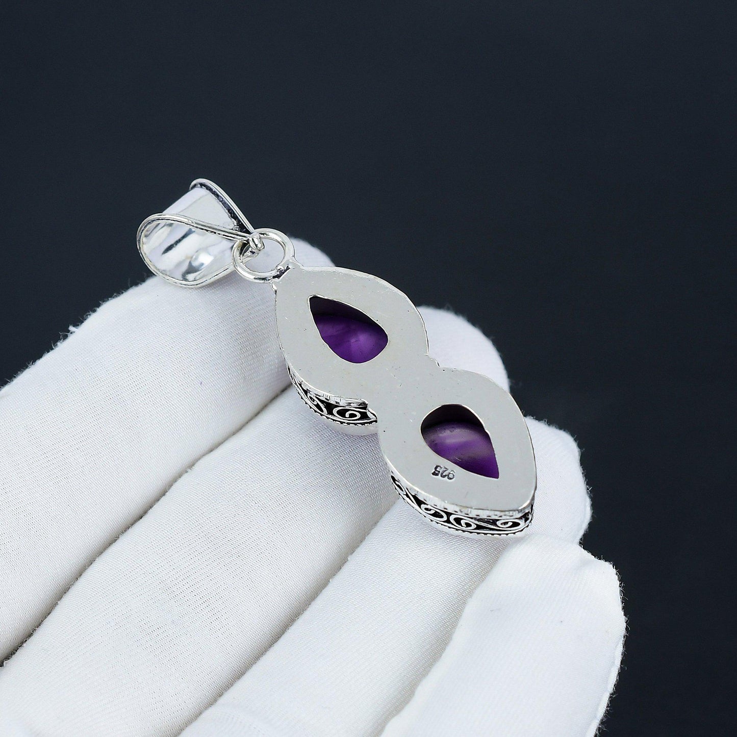 Purple Amethyst Gemstone Pendant
