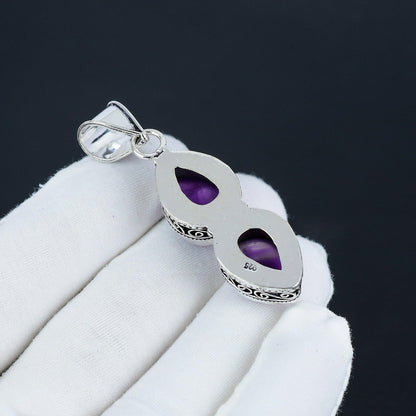 Purple Amethyst Gemstone Pendant