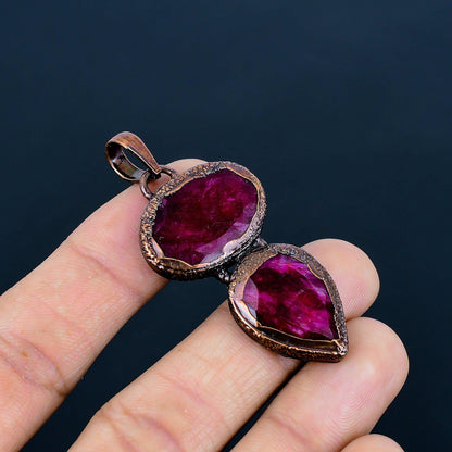 Red Ruby Gemstone Pendant