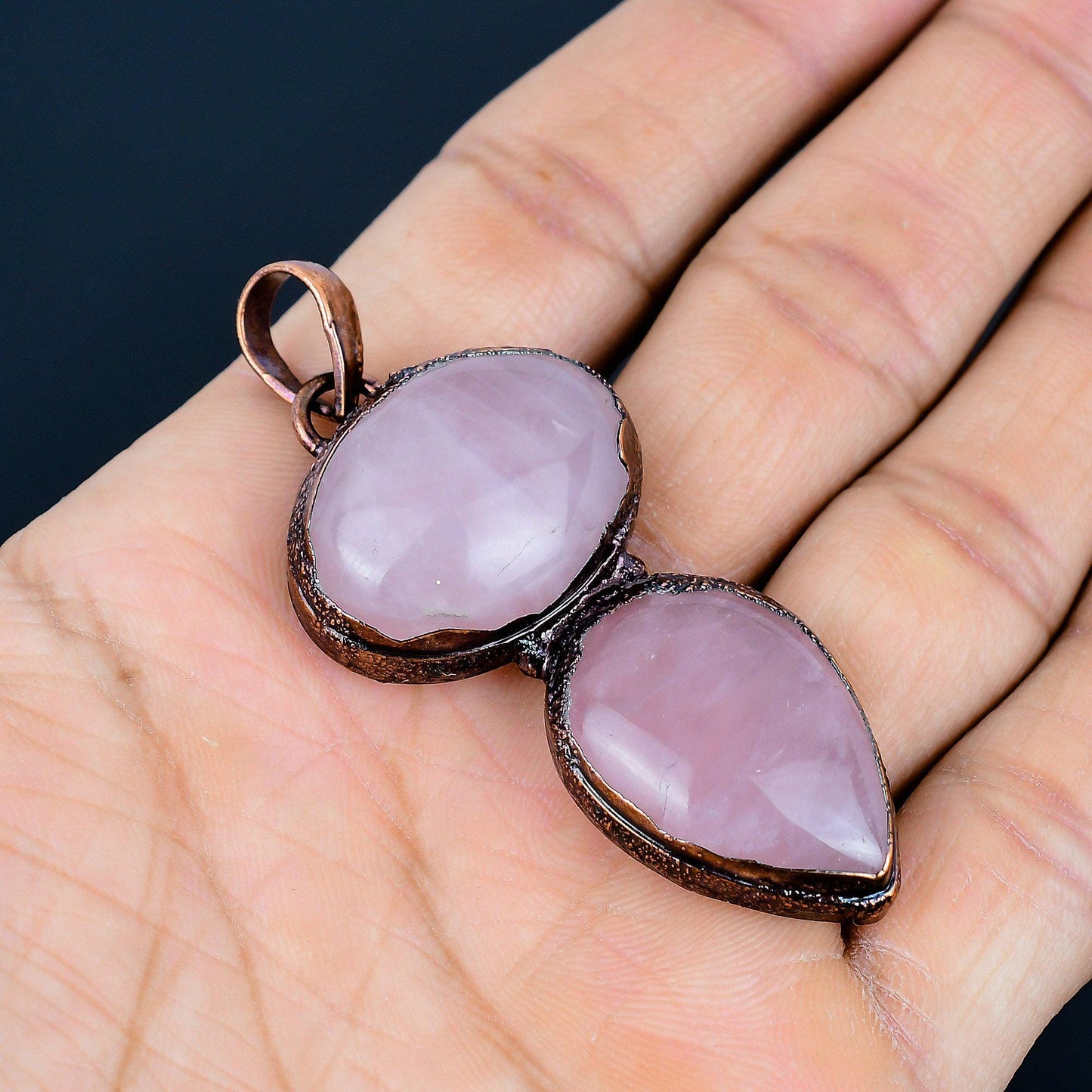 Rose Quartz Gemstone Pendant