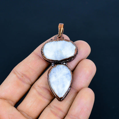 Rainbow Moonstone Gemstone Pendant