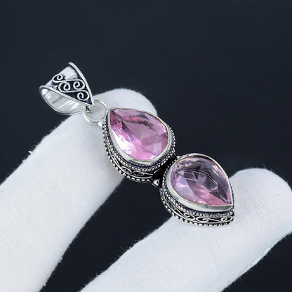 Pink Kunzite Gemstone Pendant