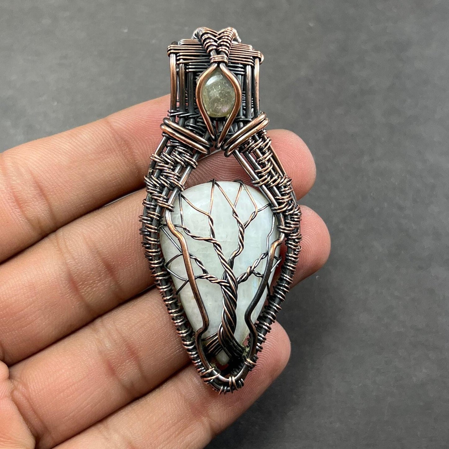 Blue Labradorite Gemstone Pendant