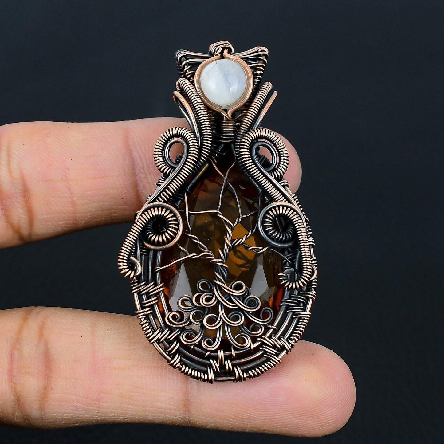 Yellow Citrine Gemstone Pendant