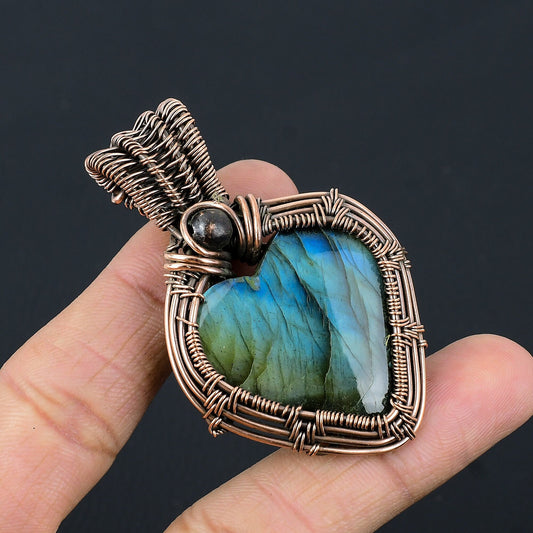 Blue Labradorite Gemstone Pendant