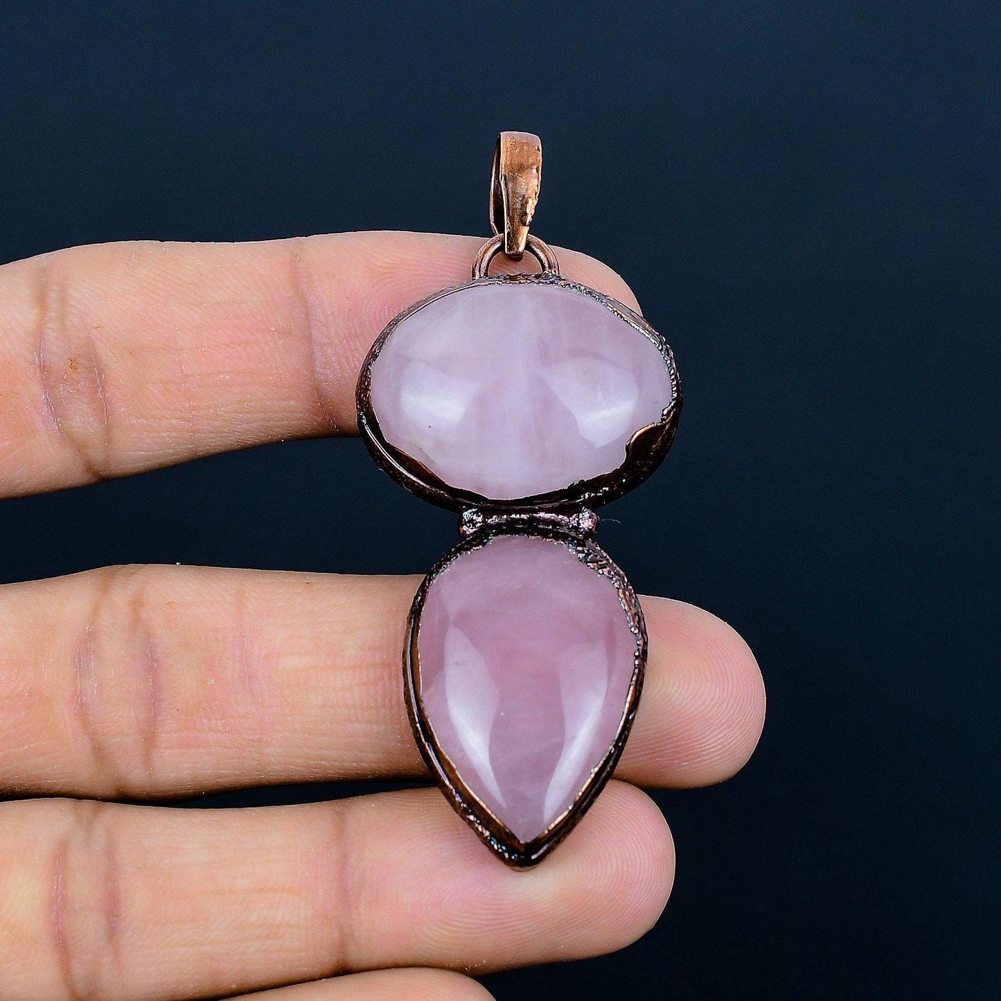 Rose Quartz Gemstone Pendant