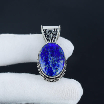 Blue Lapis Lazuli Gemstone Pendant