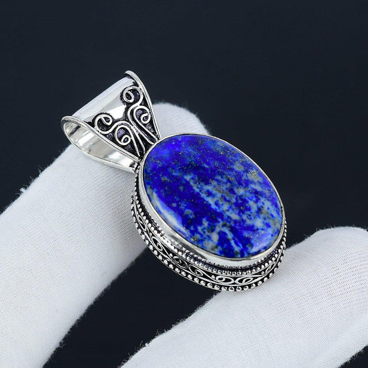 Blue Lapis Lazuli Gemstone Pendant