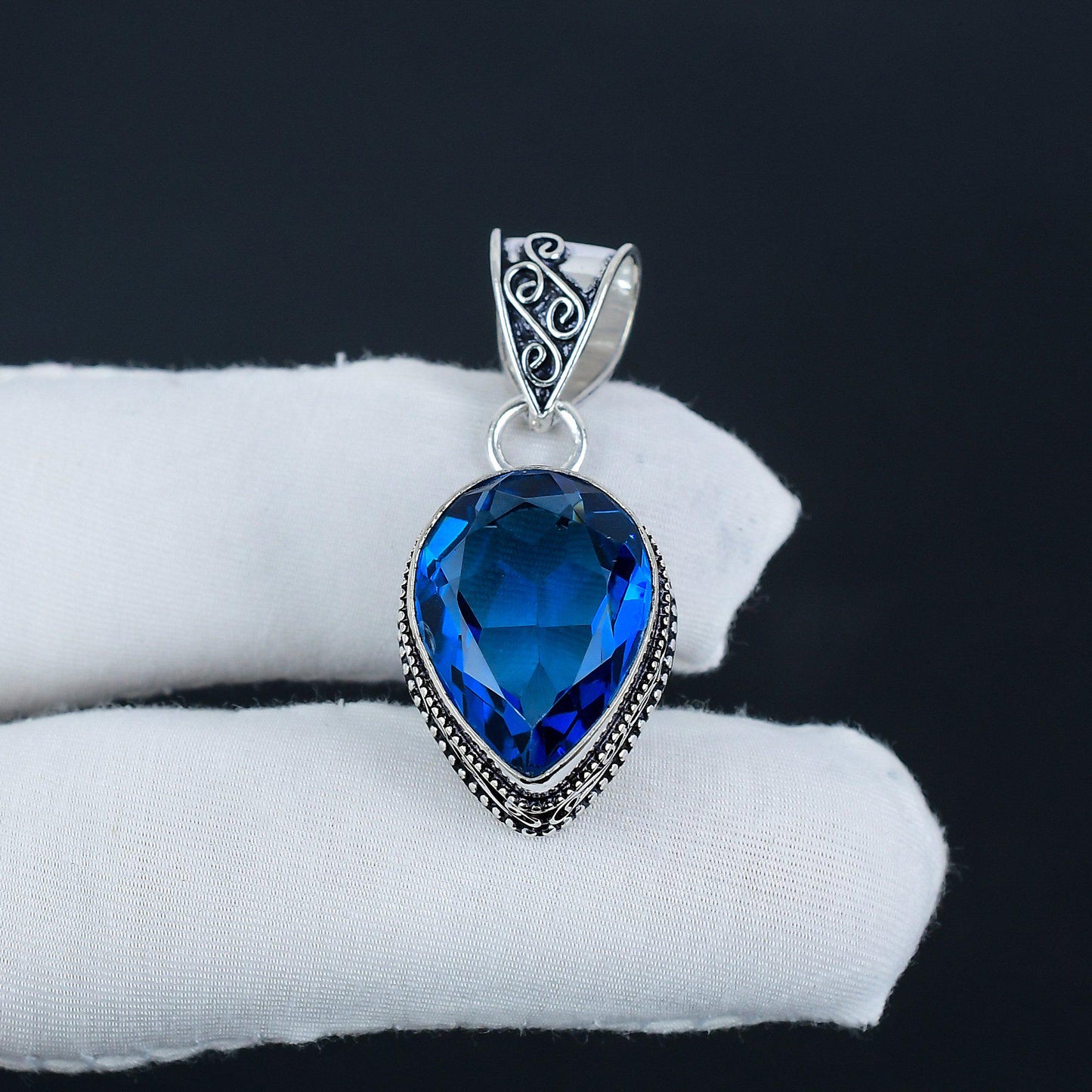 London Blue Topaz Pendant