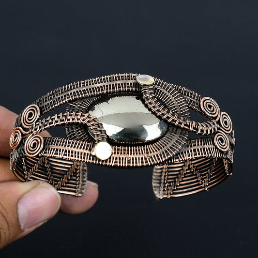 Golden Pyrite Gemstone Bracelet
