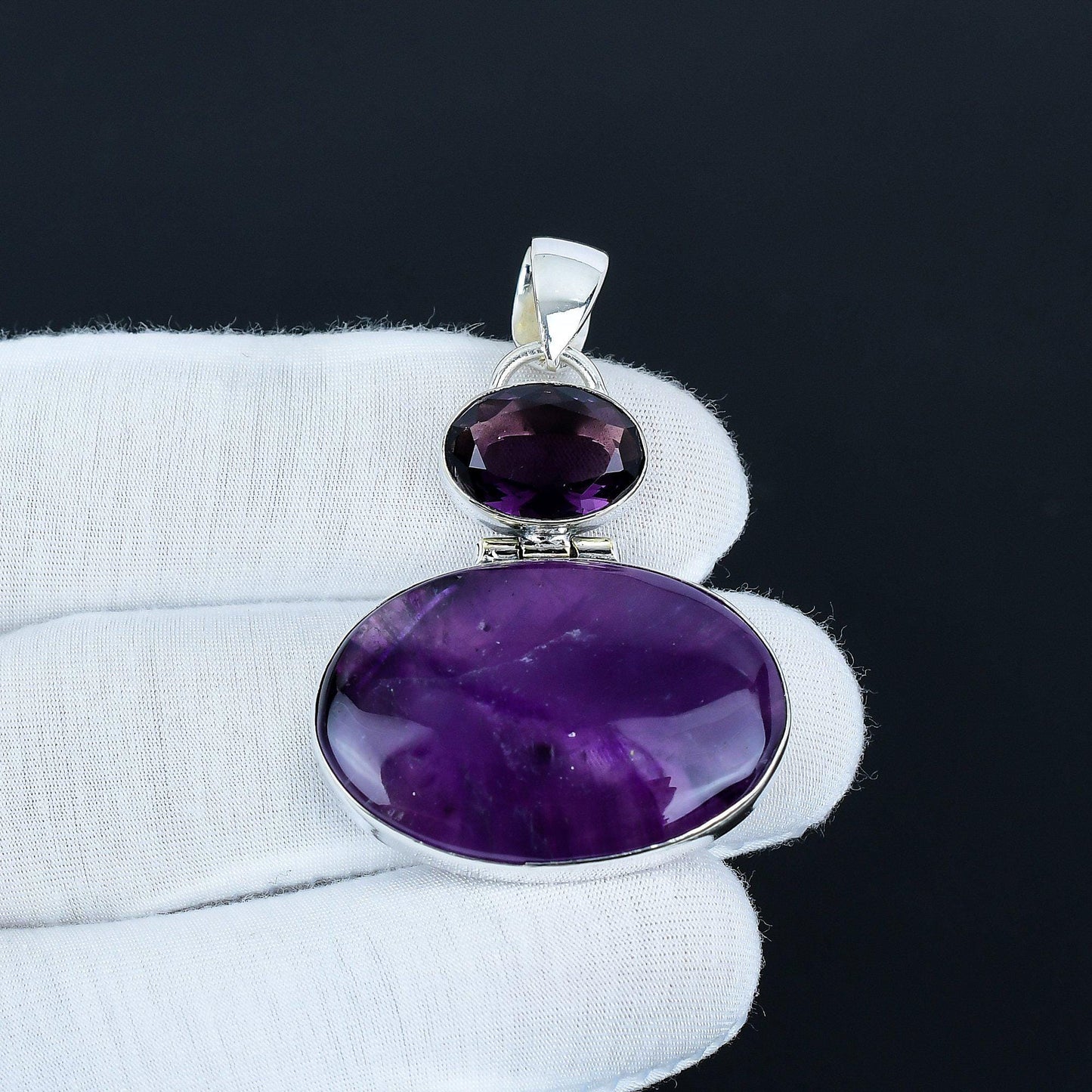 Purple Amethyst Gemstone Pendant