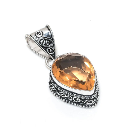 Pink Morganite Gemstone Pendant