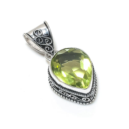 Lemon Topaz Gemstone Pendant