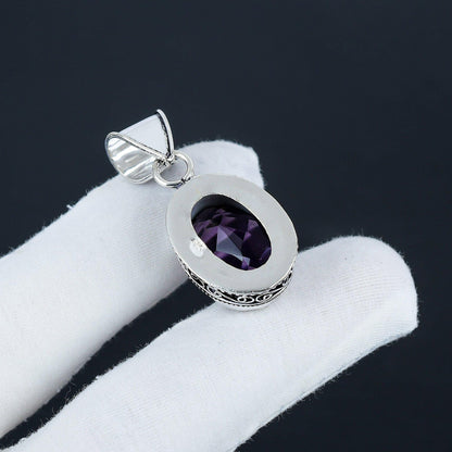 Purple Amethyst Gemstone Pendant