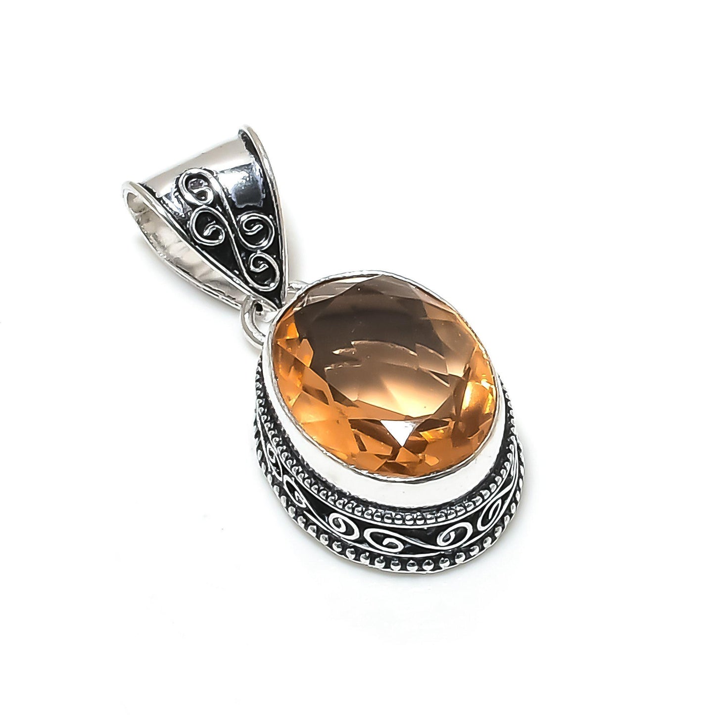 Pink Morganite Gemstone Pendant
