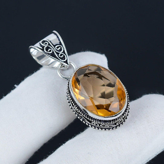 Pink Morganite Gemstone Pendant
