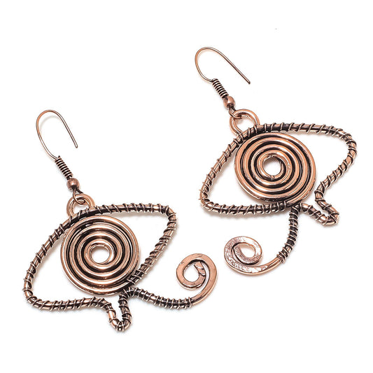Blue Evil Eye Gemstone Earrings