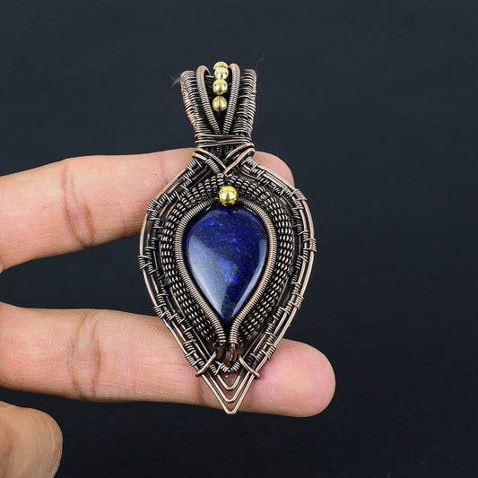 Blue Lapis Lazuli Gemstone Pendant