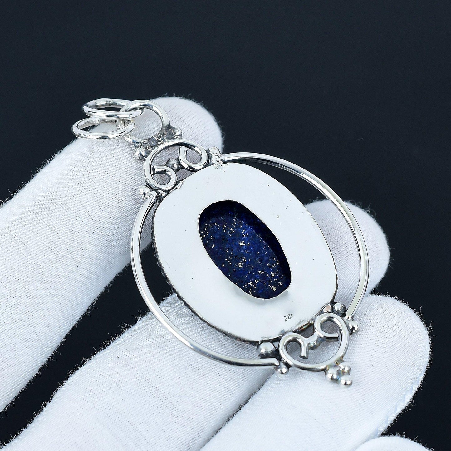 Blue Lapis Lazuli Gemstone Pendant