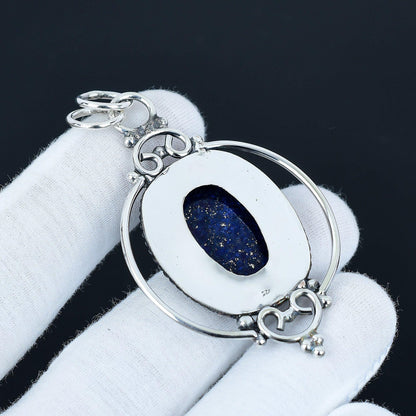 Blue Lapis Lazuli Gemstone Pendant