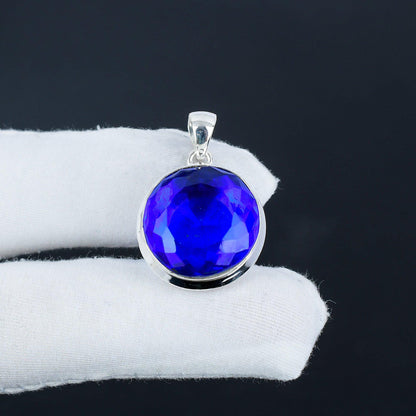 Blue Sapphire Gemstone Pendant