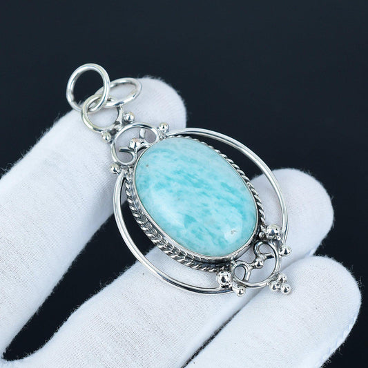 Green Amazonite Gemstone Pendant