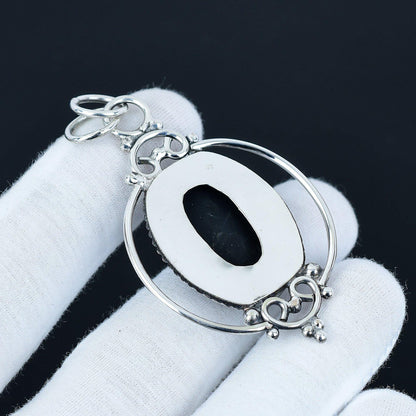 Black Obsidian Gemstone Pendant