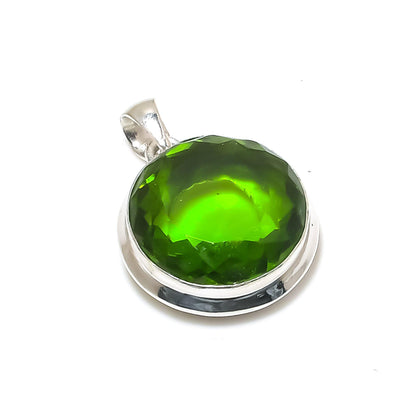 Green Peridot Gemstone Pendant