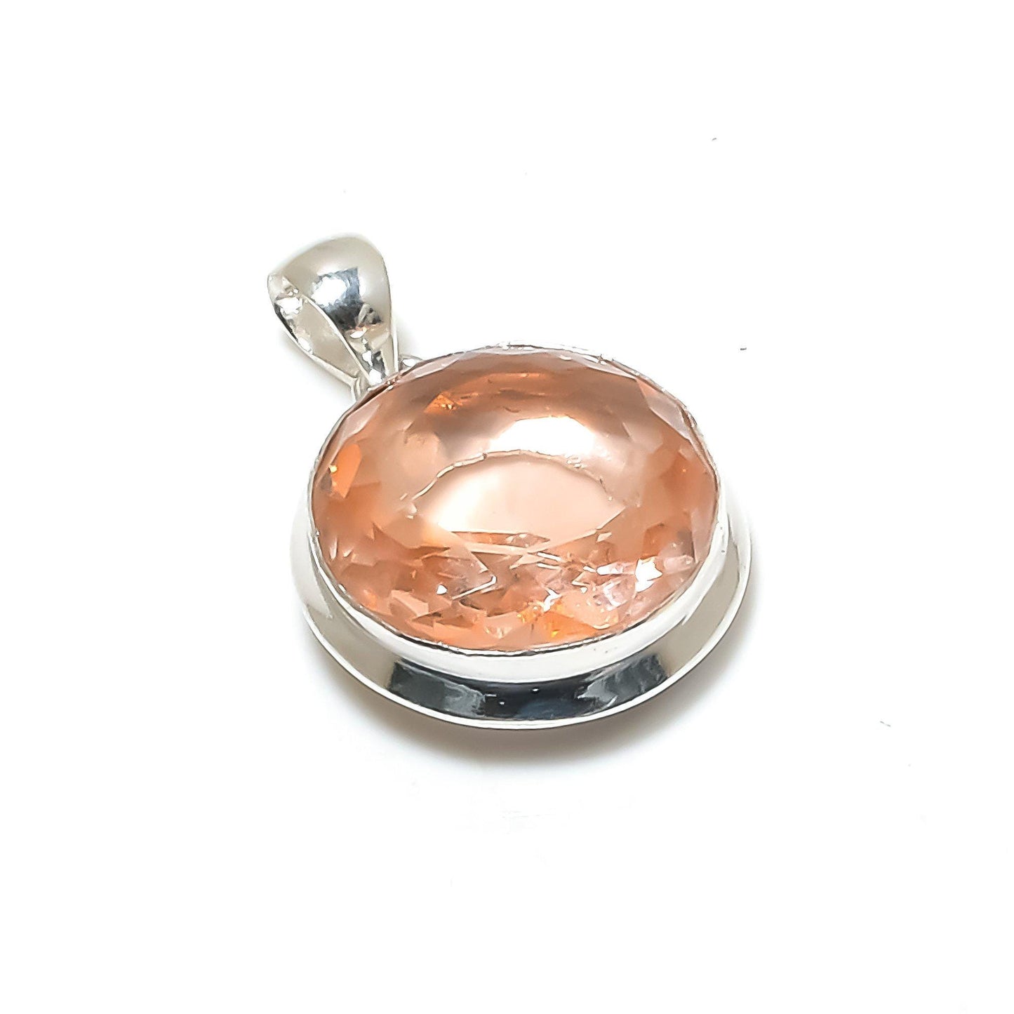 Pink Morganite Gemstone Pendant