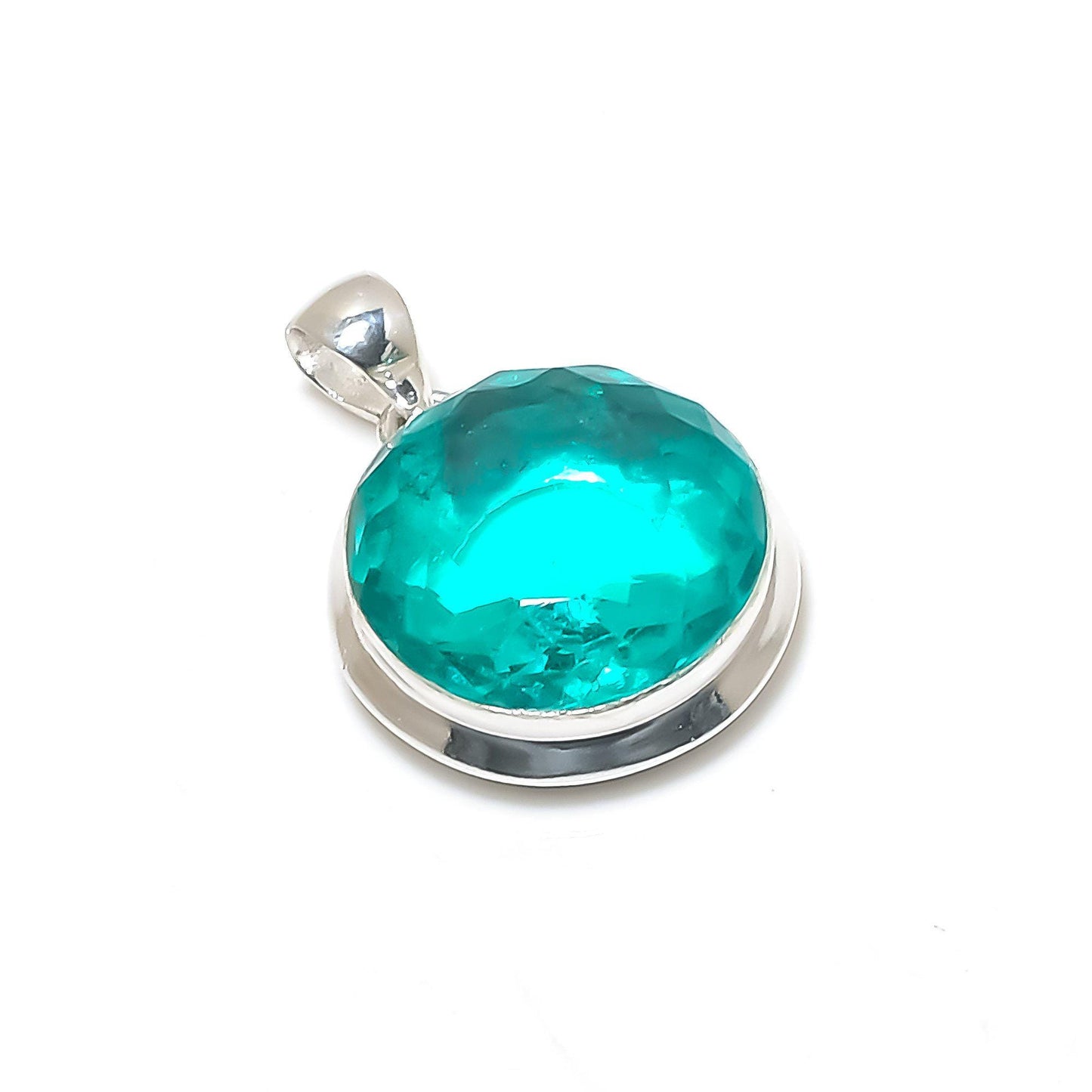 Green Apatite Gemstone Pendant