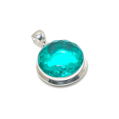 Green Apatite Gemstone Pendant