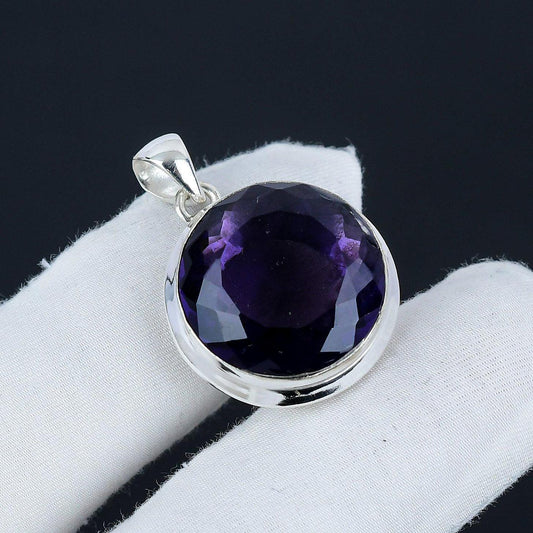 Purple Amethyst Gemstone Pendant