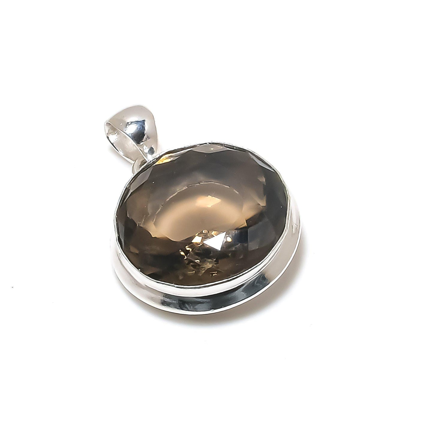 Brown Smoky Topaz Gemstone Pendant