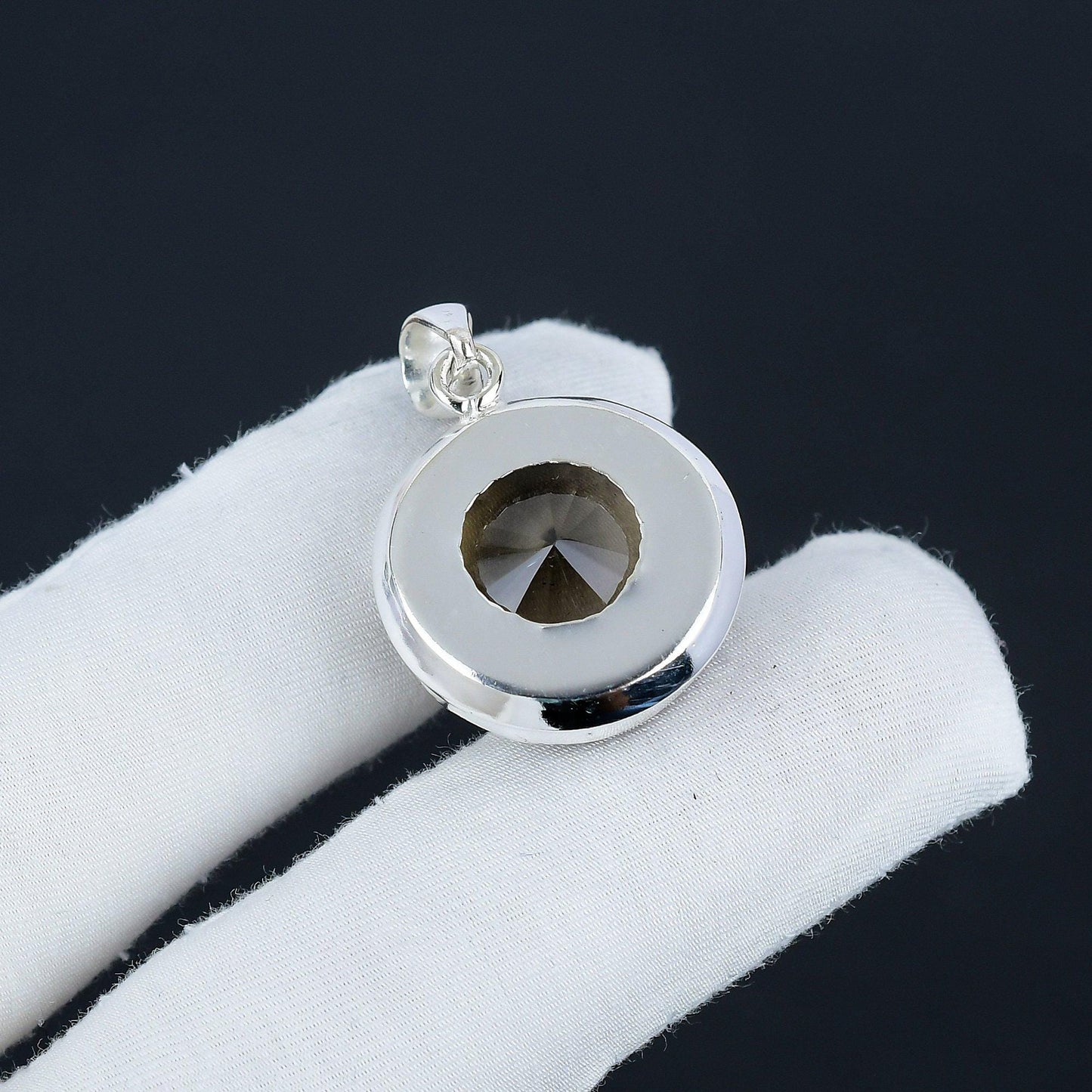 Brown Smoky Topaz Gemstone Pendant