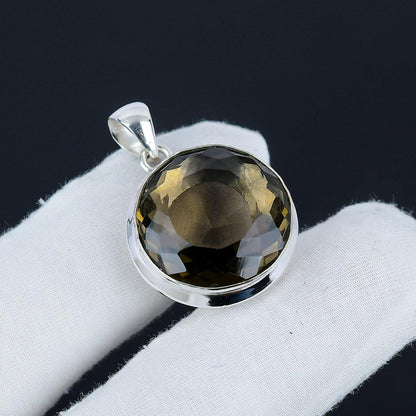 Brown Smoky Topaz Gemstone Pendant