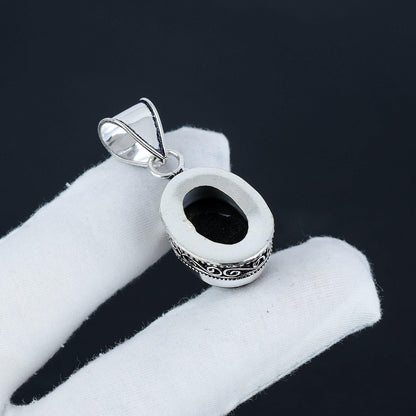 Black Onyx Gemstone Pendant