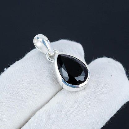 Black Spinel Gemstone Pendant