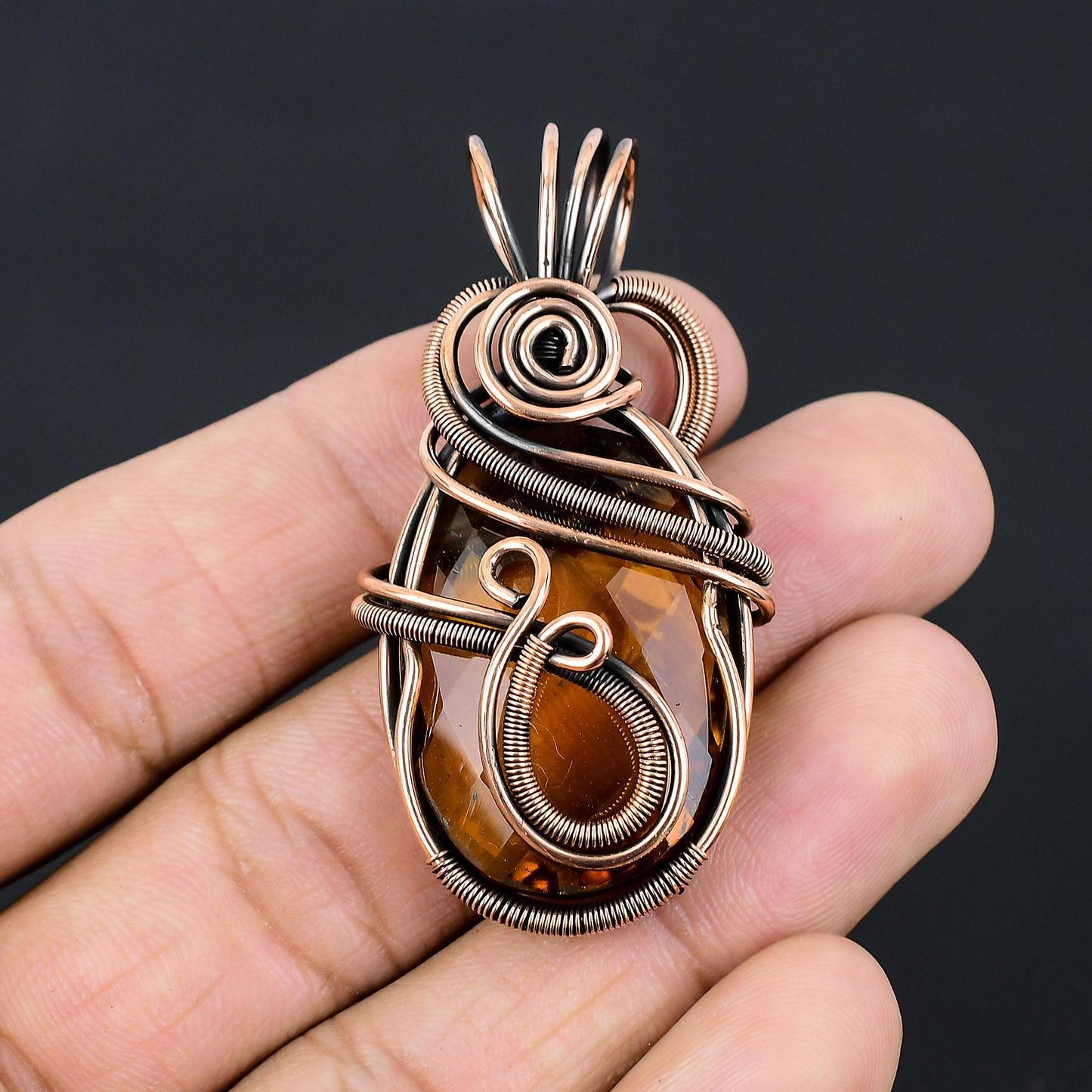 Yellow Citrine Gemstone Pendant