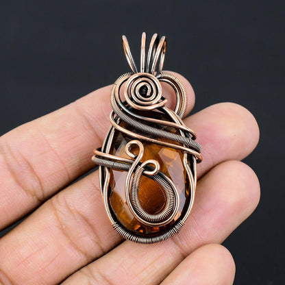 Yellow Citrine Gemstone Pendant
