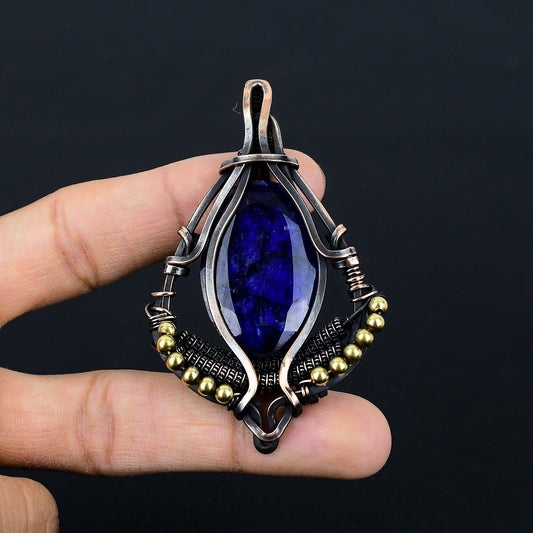 Blue Sapphire Gemstone Pendant
