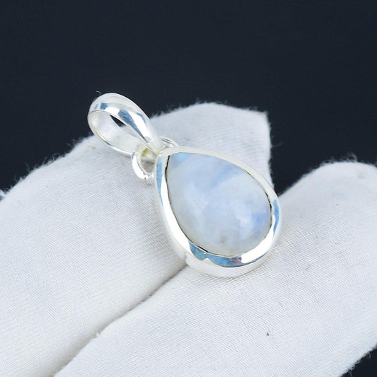 Rainbow Moonstone Gemstone Pendant