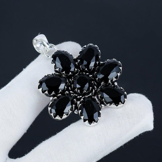 Black Spinel Gemstone Pendant