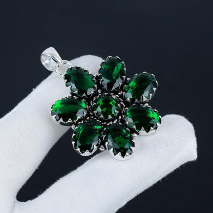 Green Tourmaline Gemstone Pendant