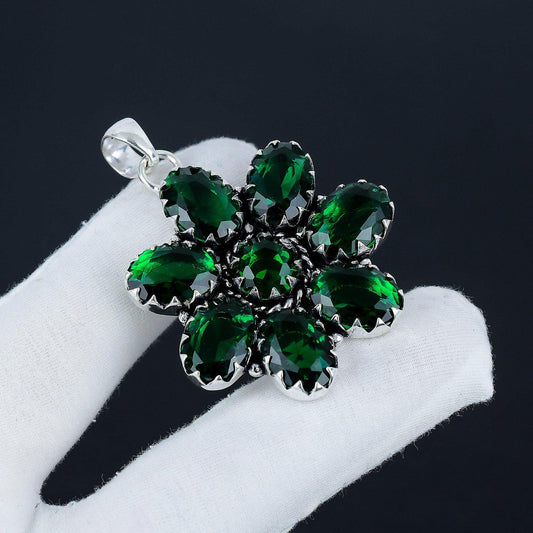 Green Tourmaline Gemstone Pendant