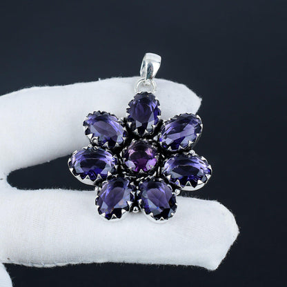 Purple Amethyst Gemstone Pendant